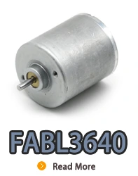 FABL3640 inner rotor brushless dc electric motor with inbuilt driver