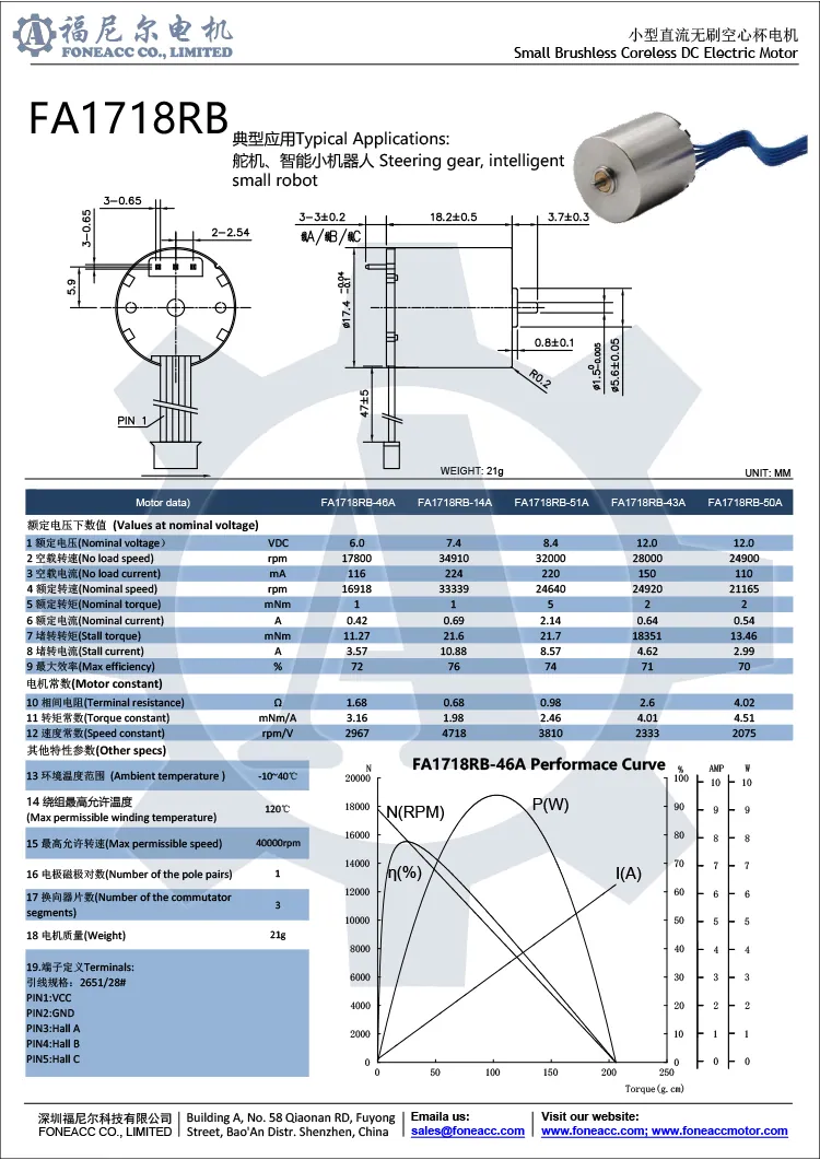 1718rb 17 mm micro coreless brushless dc electric motor.webp