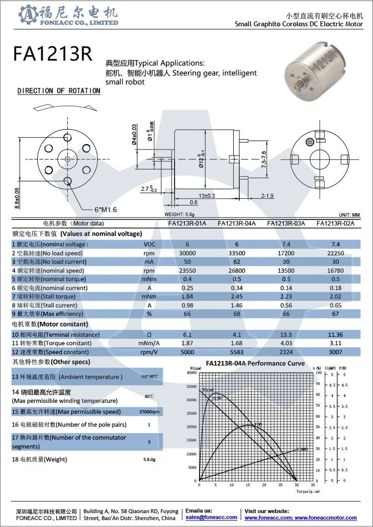 1213r 12 mm micro coreless brush dc electric motor.webp