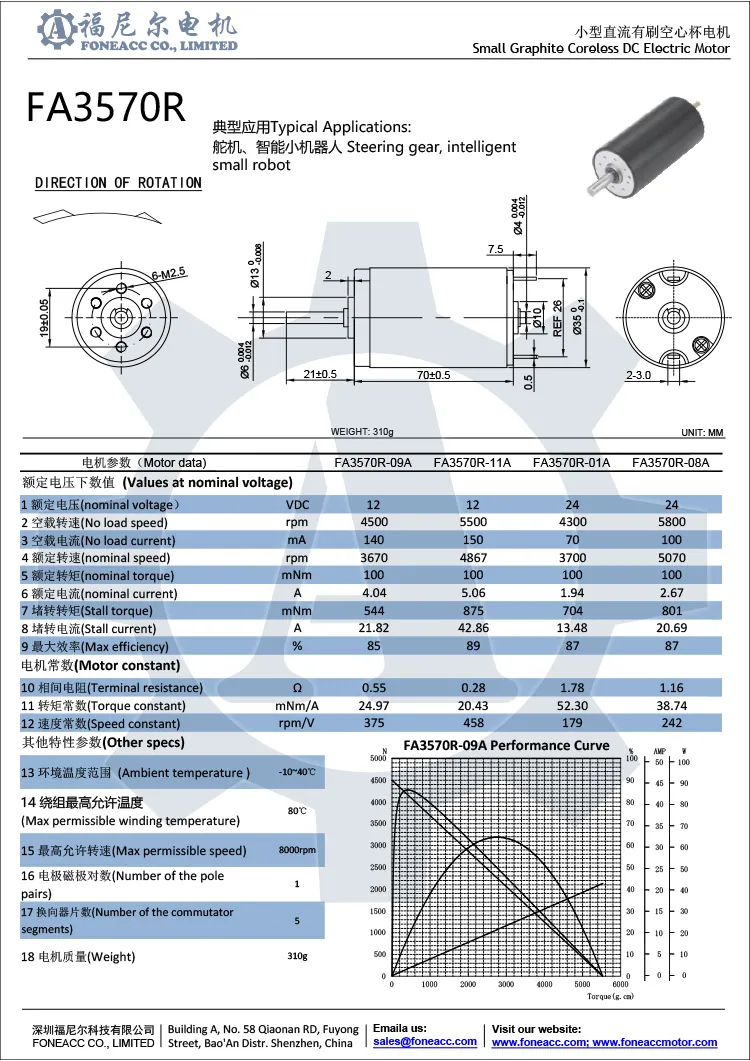 3570r 35 mm micro coreless brush dc electric motor.webp