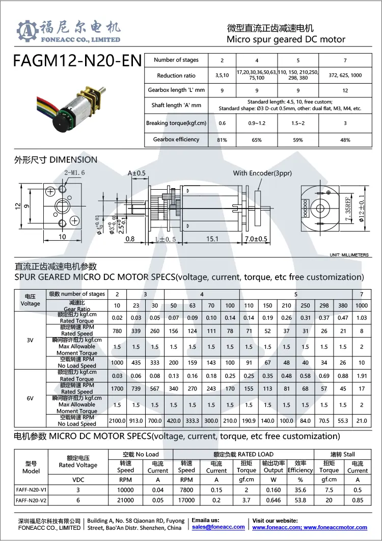 gm12-n20-en 12 mm small spur gearhead dc electric motor.webp